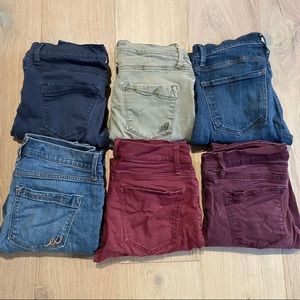Express Women’s Skinny Jeans - Size 4R - Lot of 6 Pairs - Various Colors/Styles